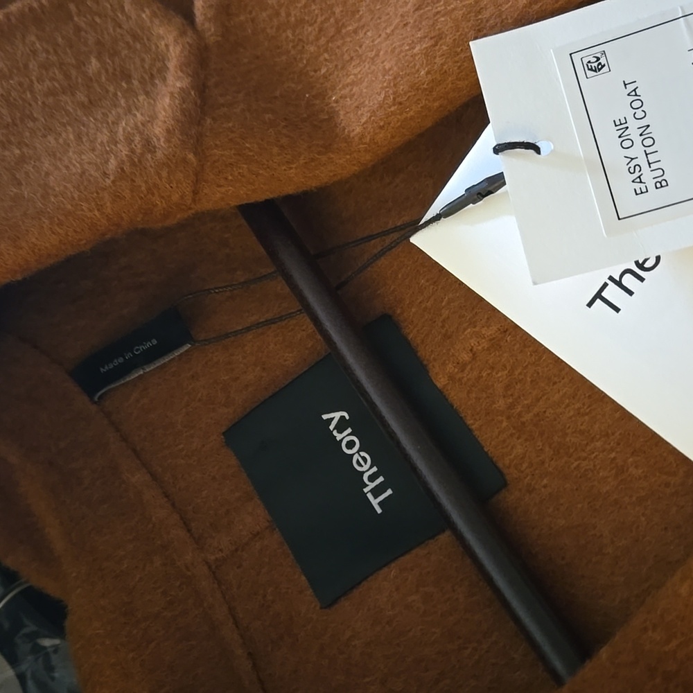 Theory Easy One-Button Coat In Double-Face Wool-C… - image 5